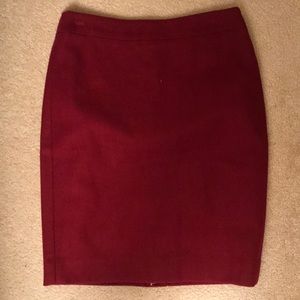 Beautiful red skirt from JCrew